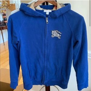 Blue Unisex Burberry Zip Up